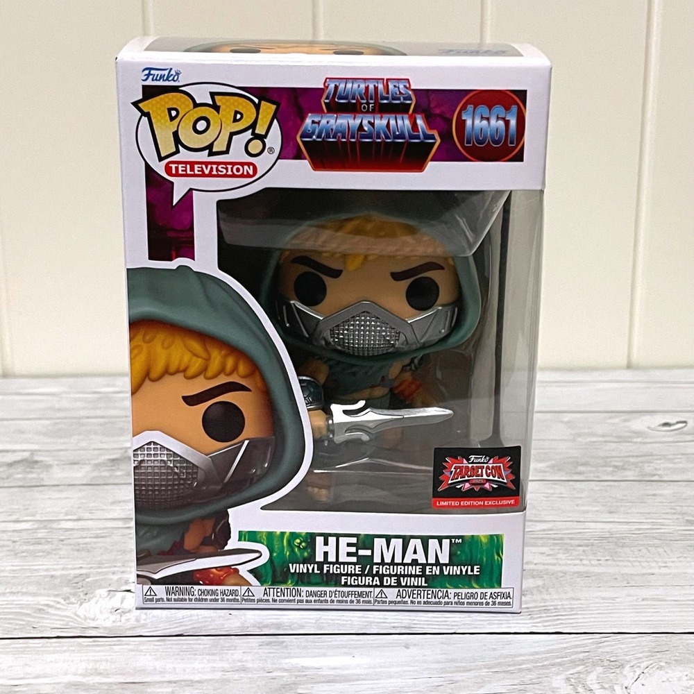 Funko Pop He-Man Turtles of Grayskull 1661 Target Con Limited Edition Exclusive